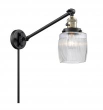  237-BAB-G302-LED - Colton - 1 Light - 8 inch - Black Antique Brass - Swing Arm