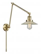  238-AB-G2-LED - Halophane - 1 Light - 9 inch - Antique Brass - Swing Arm