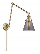  238-AB-G63-LED - Cone - 1 Light - 8 inch - Antique Brass - Swing Arm