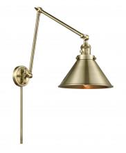  238-AB-M10-AB-LED - Briarcliff - 1 Light - 10 inch - Antique Brass - Swing Arm