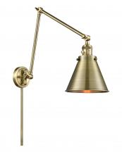  238-AB-M13-AB-LED - Appalachian - 1 Light - 8 inch - Antique Brass - Swing Arm