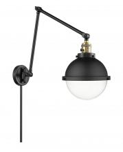  238-BAB-HFS-82-BK-LED - Hampden - 1 Light - 9 inch - Black Antique Brass - Swing Arm