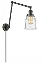  238-OB-G182-LED - Canton - 1 Light - 6 inch - Oil Rubbed Bronze - Swing Arm