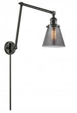  238-OB-G63-LED - Cone - 1 Light - 8 inch - Oil Rubbed Bronze - Swing Arm