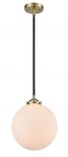  284-1S-BAB-G201-10-LED - Beacon - 1 Light - 10 inch - Black Antique Brass - Cord hung - Mini Pendant