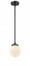 Innovations Lighting 284-1S-OB-G201-6-LED - Beacon - 1 Light - 6 inch - Oil Rubbed Bronze - Cord hung - Mini Pendant