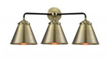  284-3W-BAB-M13-AB - Appalachian - 3 Light - 26 inch - Black Antique Brass - Bath Vanity Light