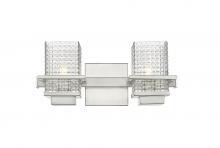 Innovations Lighting 310-2W-SN-CL - Wellfleet - 2 Light - 15 inch - Satin Nickel - Bath Vanity Light