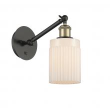 Innovations Lighting 317-1W-BAB-G341-LED - Hadley - 1 Light - 5 inch - Black Antique Brass - Sconce