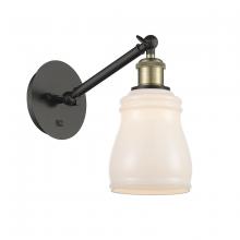 Innovations Lighting 317-1W-BAB-G391-LED - Ellery - 1 Light - 5 inch - Black Antique Brass - Sconce