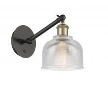 Innovations Lighting 317-1W-BAB-G412-LED - Dayton - 1 Light - 6 inch - Black Antique Brass - Sconce