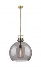 Innovations Lighting 411-1SL-BB-G410-18SM - Newton Sphere - 1 Light - 18 inch - Brushed Brass - Pendant