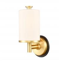 Innovations Lighting 418-1W-BSG-G4181-LED - Marlowe - 1 Light - 5 inch - Black Satin Gold - Bath Vanity Light