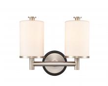 Innovations Lighting 418-2W-BSN-G4181-LED - Marlowe - 2 Light - 14 inch - Black Satin Nickel - Bath Vanity Light