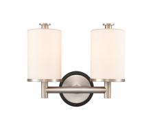 Innovations Lighting 418-2W-BSN-W-LED - Marlowe - 2 Light - 14 inch - Black Satin Nickel - Bath Vanity Light