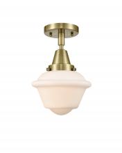  447-1C-AB-G531-LED - Oxford - 1 Light - 8 inch - Antique Brass - Flush Mount