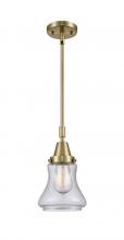  447-1S-AB-G194-LED - Bellmont - 1 Light - 7 inch - Antique Brass - Mini Pendant