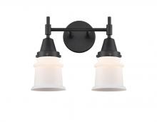  447-2W-BK-G181S - Canton - 2 Light - 14 inch - Matte Black - Bath Vanity Light