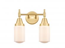  447-2W-SG-G311 - Dover - 2 Light - 14 inch - Satin Gold - Bath Vanity Light