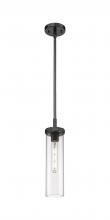 Innovations Lighting 471-1S-BK-G471-12CL - Lincoln - 1 Light - 4 inch - Matte Black - Pendant