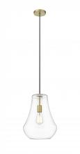  491-1P-BB-G572-12-LED - Fairfield - 1 Light - 12 inch - Brushed Brass - Cord hung - Mini Pendant