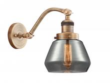  515-1W-BB-G173-LED - Fulton - 1 Light - 7 inch - Brushed Brass - Sconce