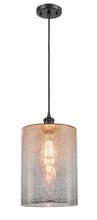  516-1P-BK-G116-L-LED - Cobbleskill - 1 Light - 9 inch - Matte Black - Cord hung - Mini Pendant