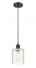 Innovations Lighting 516-1P-OB-G1113-LED - Cobbleskill - 1 Light - 5 inch - Oil Rubbed Bronze - Cord hung - Mini Pendant