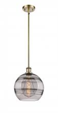  516-1S-AB-G556-10SM - Rochester - 1 Light - 10 inch - Antique Brass - Mini Pendant