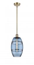  516-1S-AB-G557-8BL - Vaz - 1 Light - 8 inch - Antique Brass - Mini Pendant