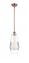  516-1S-AC-G682-7-LED - Windham - 1 Light - 7 inch - Antique Copper - Mini Pendant