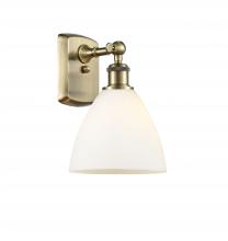  516-1W-AB-GBD-751-LED - Bristol - 1 Light - 8 inch - Antique Brass - Sconce