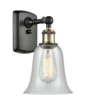 Innovations Lighting 516-1W-BAB-G2812-LED - Hanover - 1 Light - 6 inch - Black Antique Brass - Sconce