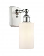 Innovations Lighting 516-1W-WPC-G801-LED - Clymer - 1 Light - 4 inch - White Polished Chrome - Sconce