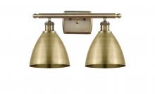  516-2W-AB-MBD-75-AB - Bristol - 2 Light - 18 inch - Antique Brass - Bath Vanity Light