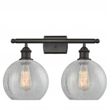  516-2W-OB-G125 - Athens - 2 Light - 18 inch - Oil Rubbed Bronze - Bath Vanity Light