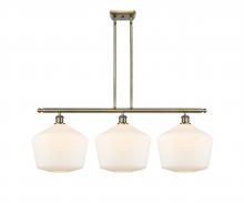  516-3I-AB-G651-12-LED - Cindyrella - 3 Light - 39 inch - Antique Brass - Cord hung - Island Light