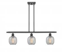  516-3I-OB-G105-LED - Belfast - 3 Light - 36 inch - Oil Rubbed Bronze - Cord hung - Island Light