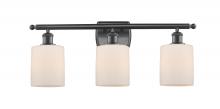  516-3W-BK-G111 - Cobbleskill - 3 Light - 25 inch - Matte Black - Bath Vanity Light