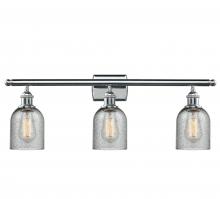  516-3W-PC-G257 - Caledonia - 3 Light - 25 inch - Polished Chrome - Bath Vanity Light