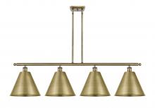  516-4I-AB-MBC-12-AB-LED - Berkshire - 4 Light - 50 inch - Antique Brass - Cord hung - Island Light