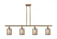 Innovations Lighting 516-4I-BB-G116-LED - Cobbleskill - 4 Light - 48 inch - Brushed Brass - Cord hung - Island Light