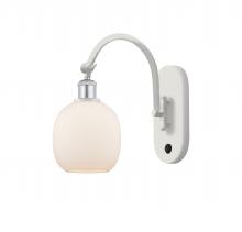 Innovations Lighting 518-1W-WPC-G101-LED - Belfast - 1 Light - 6 inch - White Polished Chrome - Sconce