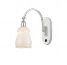 Innovations Lighting 518-1W-WPC-G391-LED - Ellery - 1 Light - 5 inch - White Polished Chrome - Sconce