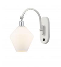 Innovations Lighting 518-1W-WPC-G651-8-LED - Cindyrella - 1 Light - 8 inch - White Polished Chrome - Sconce