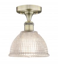  616-1F-AB-G422 - Arietta - 1 Light - 8 inch - Antique Brass - Flush Mount