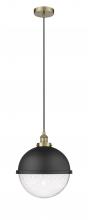 Innovations Lighting 616-1PH-AB-HFS-124-BK - Edison - 1 Light - 13 inch - Antique Brass - Mini Pendant