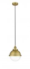  616-1PH-BB-HFS-82-BB-LED - Hampden - 1 Light - 9 inch - Brushed Brass - Cord hung - Mini Pendant