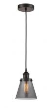 Innovations Lighting 616-1PH-OB-G63-LED - Cone - 1 Light - 6 inch - Oil Rubbed Bronze - Cord hung - Mini Pendant