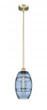  616-1S-AB-G557-8BL - Vaz - 1 Light - 8 inch - Antique Brass - Cord hung - Mini Pendant